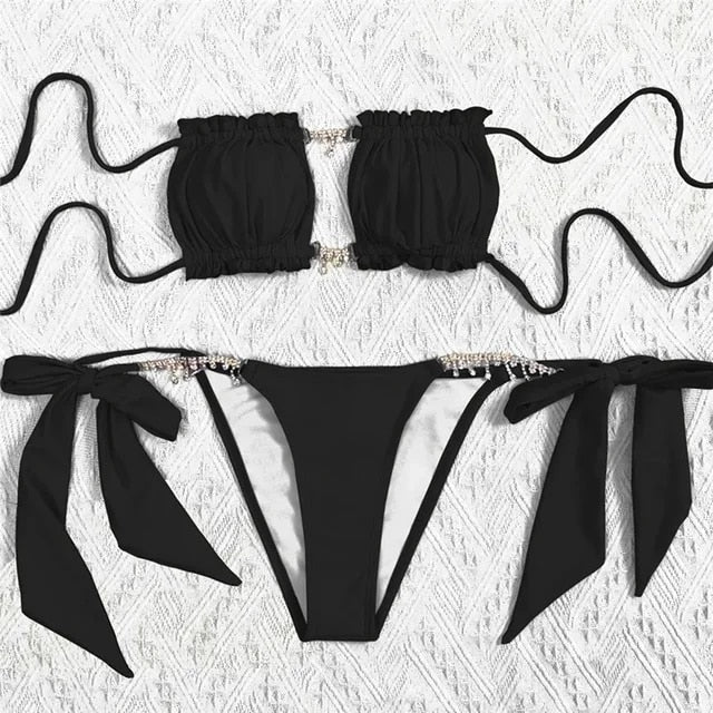 Sexy Rhinestone Chain Micro Bikini Swimwear Fashion Boss 21 Sexy Rhinestone Chain Micro Bikini Swimwear Fashion Boss 21