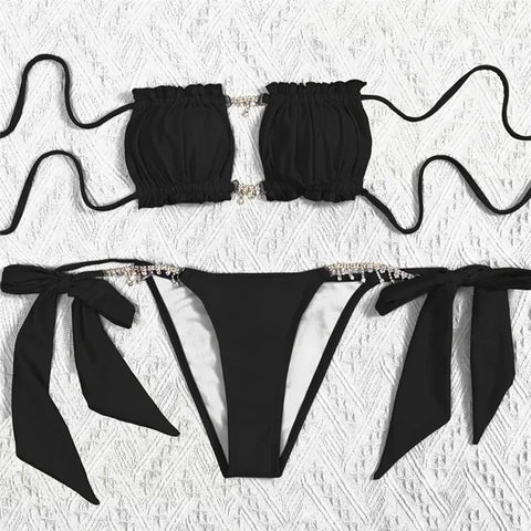 Sexy Rhinestone Chain Micro Bikini Swimwear Fashion Boss 21 Sexy Rhinestone Chain Micro Bikini Swimwear Fashion Boss 21