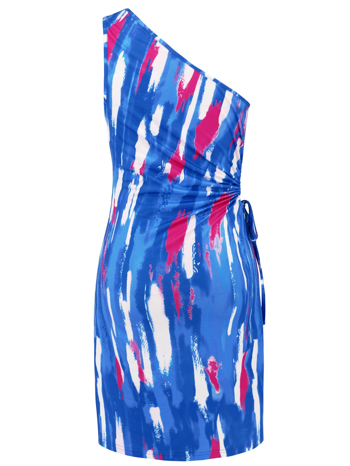 Cutout Printed Sleeveless Mini Dress Trendsi