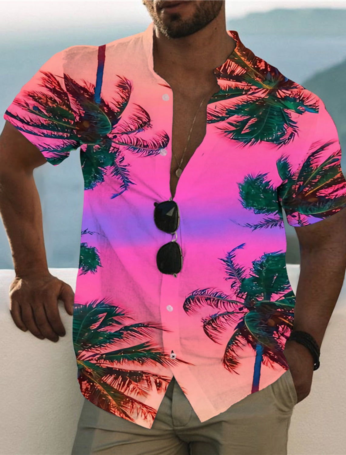 Men's Summer Hawaiian Shirt Fashion Boss 21