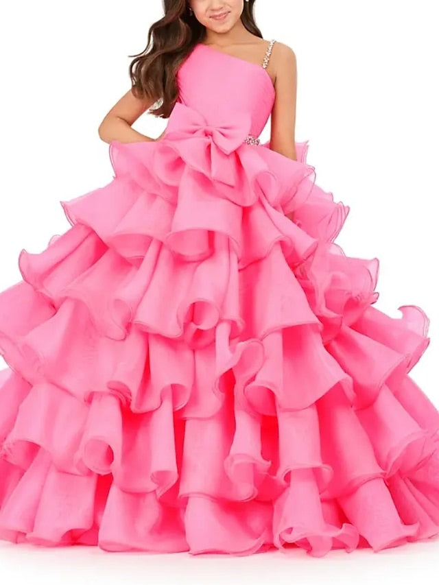 Kids Pink Ruffle Dress Fashion Boss 21