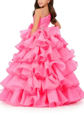 Kids Pink Ruffle Dress Fashion Boss 21