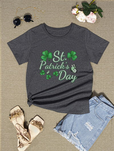 ST. PATRICK'S DAY Round Neck T-Shirt Trendsi