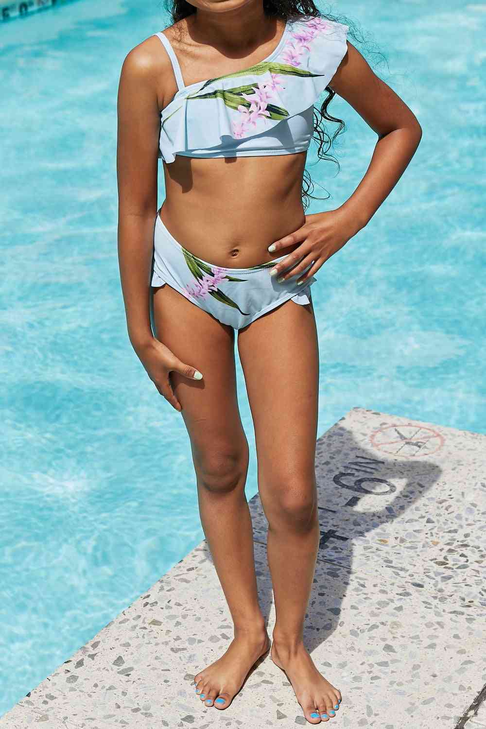 Marina West Swim Vacay Mode Two-Piece Swim Set in Pastel Blue Trendsi