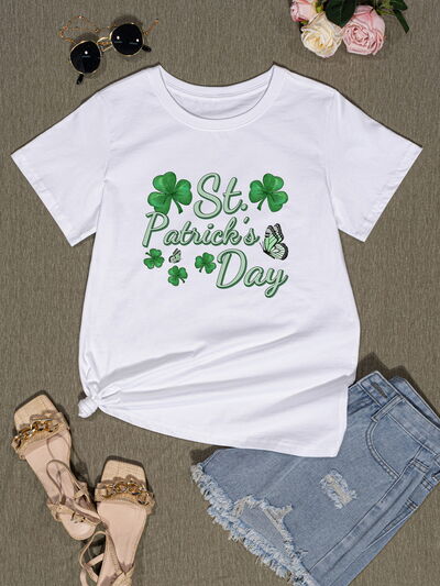 ST. PATRICK'S DAY Round Neck T-Shirt Trendsi