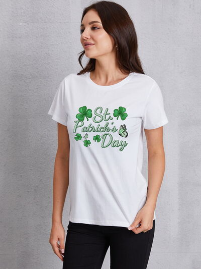 ST. PATRICK'S DAY Round Neck T-Shirt Trendsi