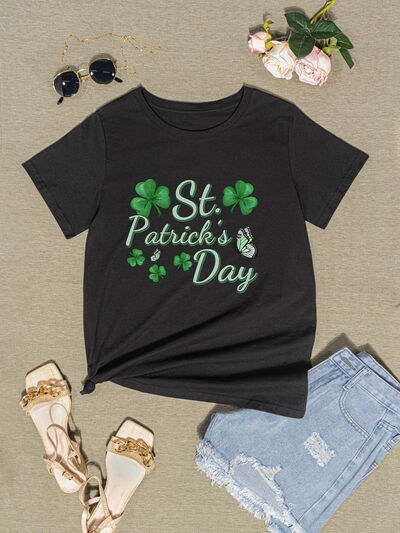 ST. PATRICK'S DAY Round Neck T-Shirt Trendsi