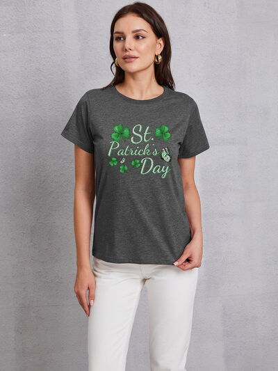 ST. PATRICK'S DAY Round Neck T-Shirt Trendsi