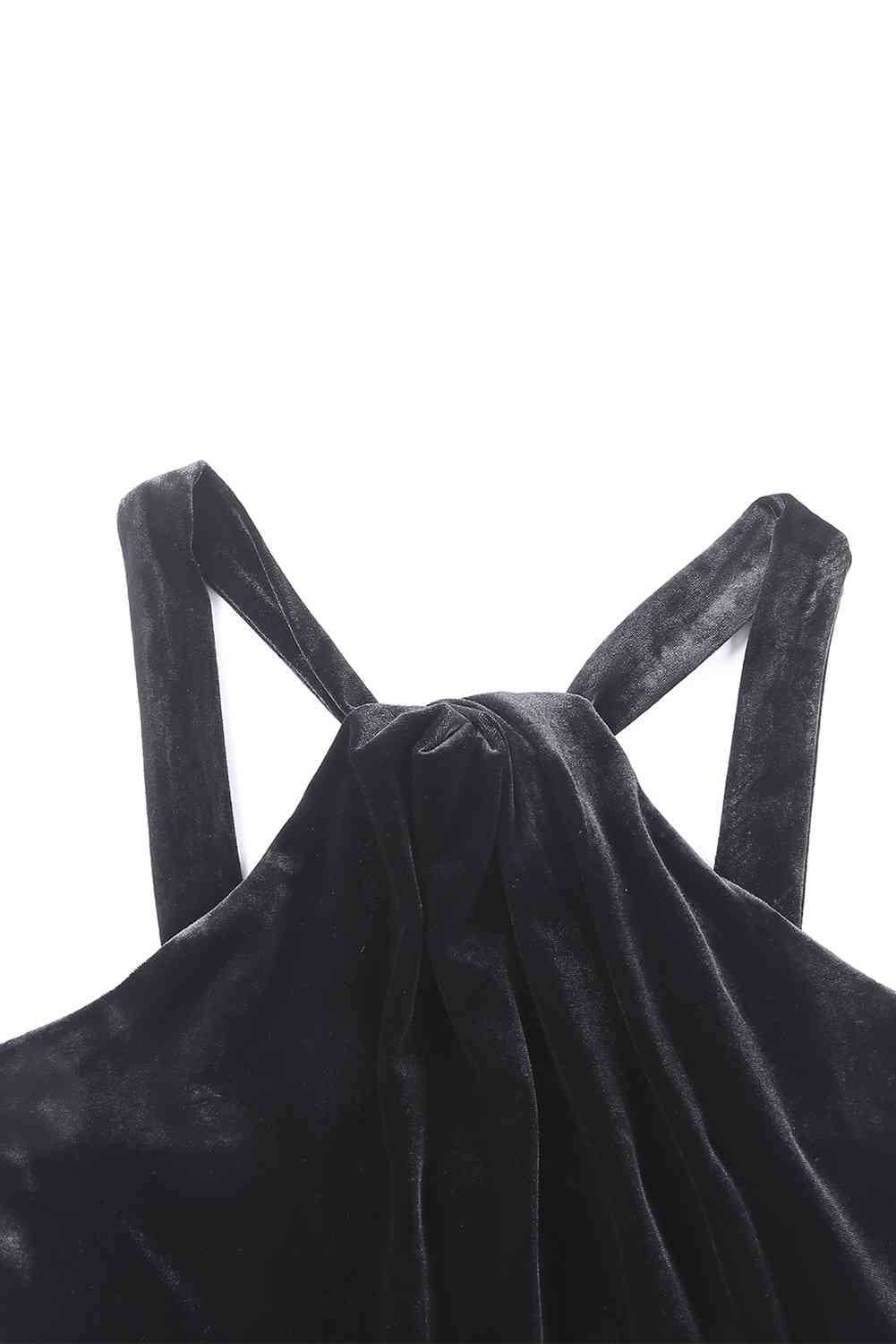 Sequin Fringe Detail Sleeveless Dress Fashion Boss 21