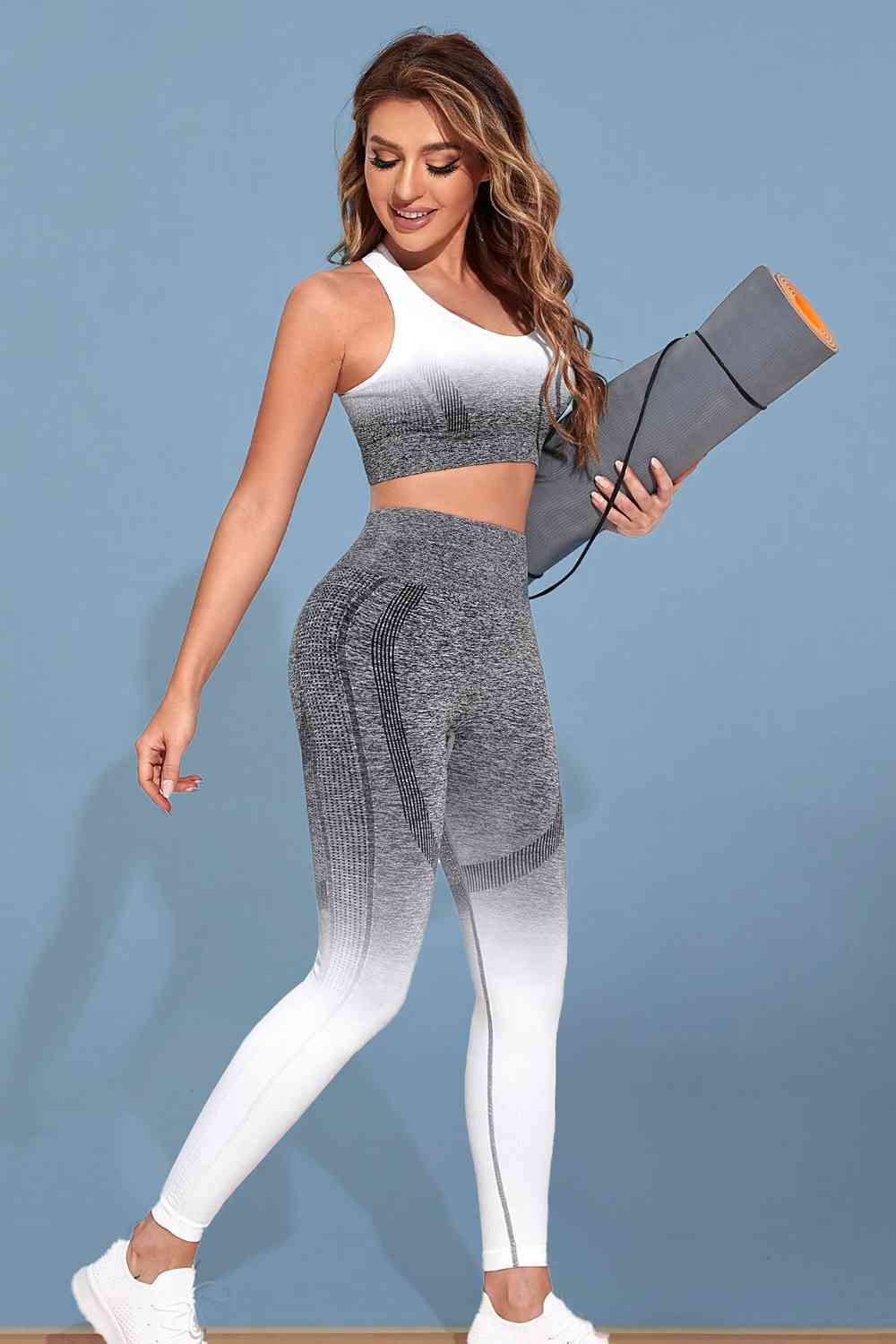 Gradient Sports Tank and Leggings Set Fashion Boss 21