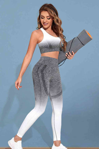 Gradient Sports Tank and Leggings Set Fashion Boss 21