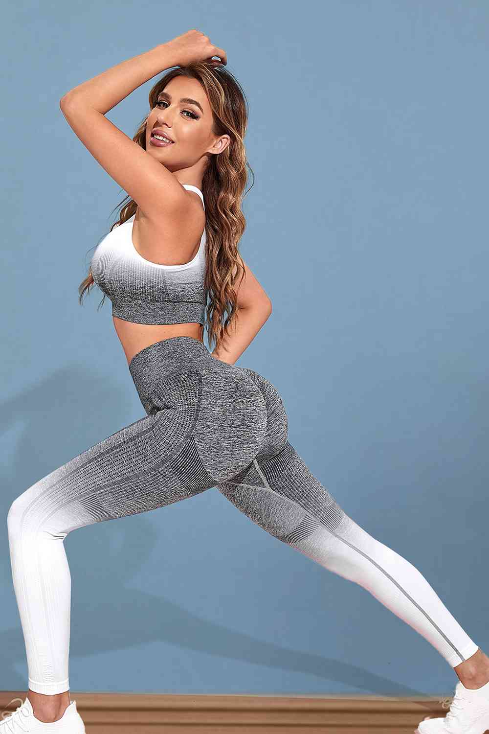 Gradient Sports Tank and Leggings Set Fashion Boss 21