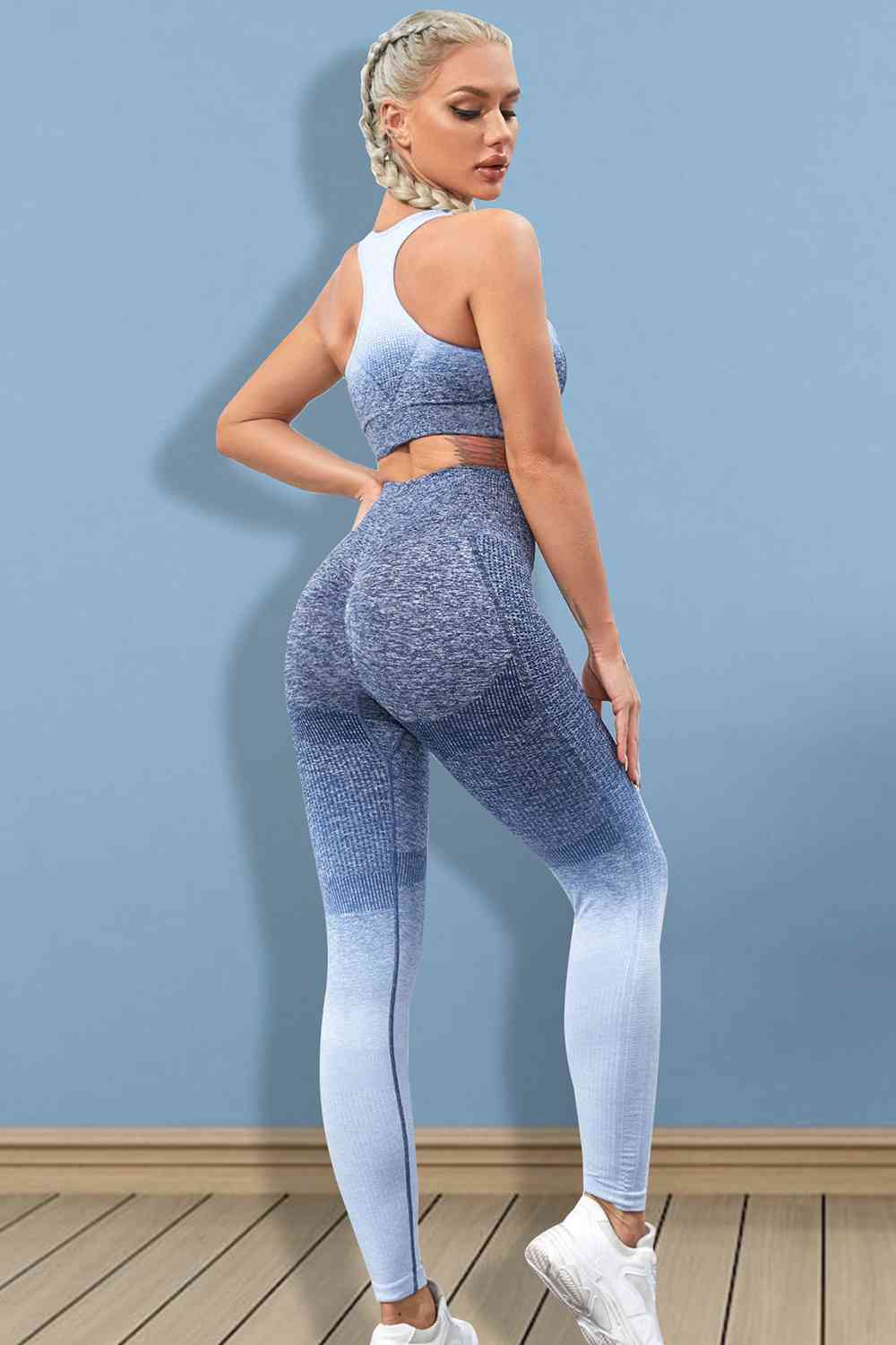 Gradient Sports Tank and Leggings Set Fashion Boss 21